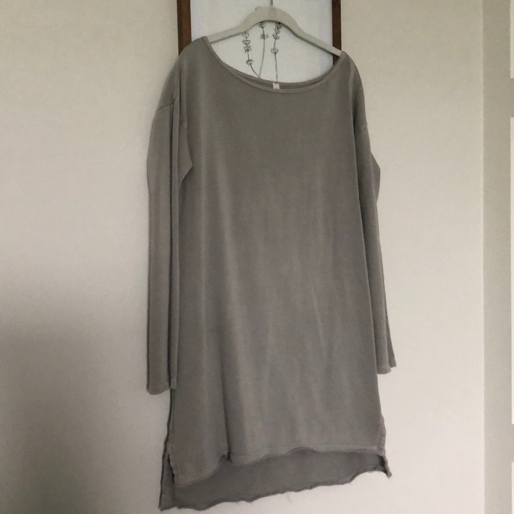 Free people grey sweatshirt dress